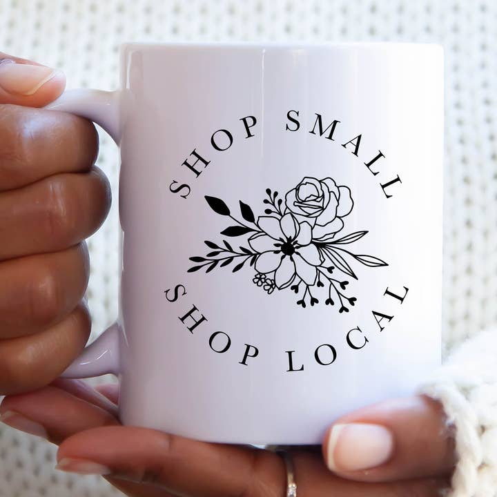 Loja Floral Pequena Loja Presente Local Caneca de Café Luxe por atacado de Send Me a Dream