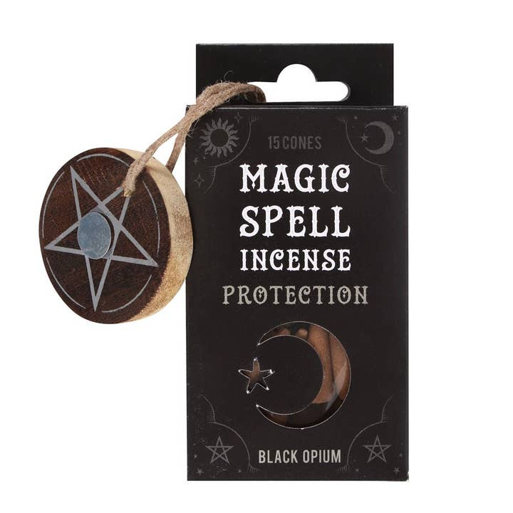 Pacific Trading - Wholesale Incense - Magic Spell "Protection" Black Opium Incense Cones