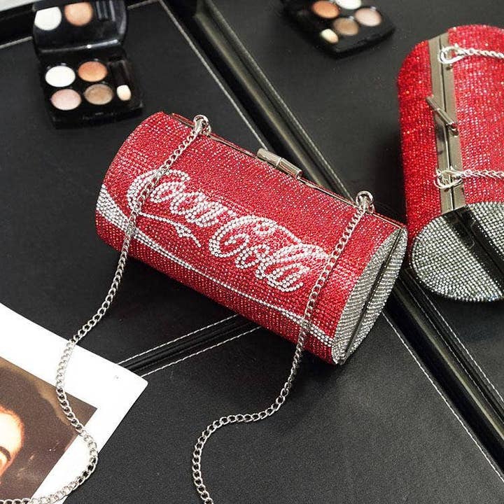 Jewelry-2-Slay - Wholesale Crossbody Bag - Women's - Swarovski Crystal Coke3