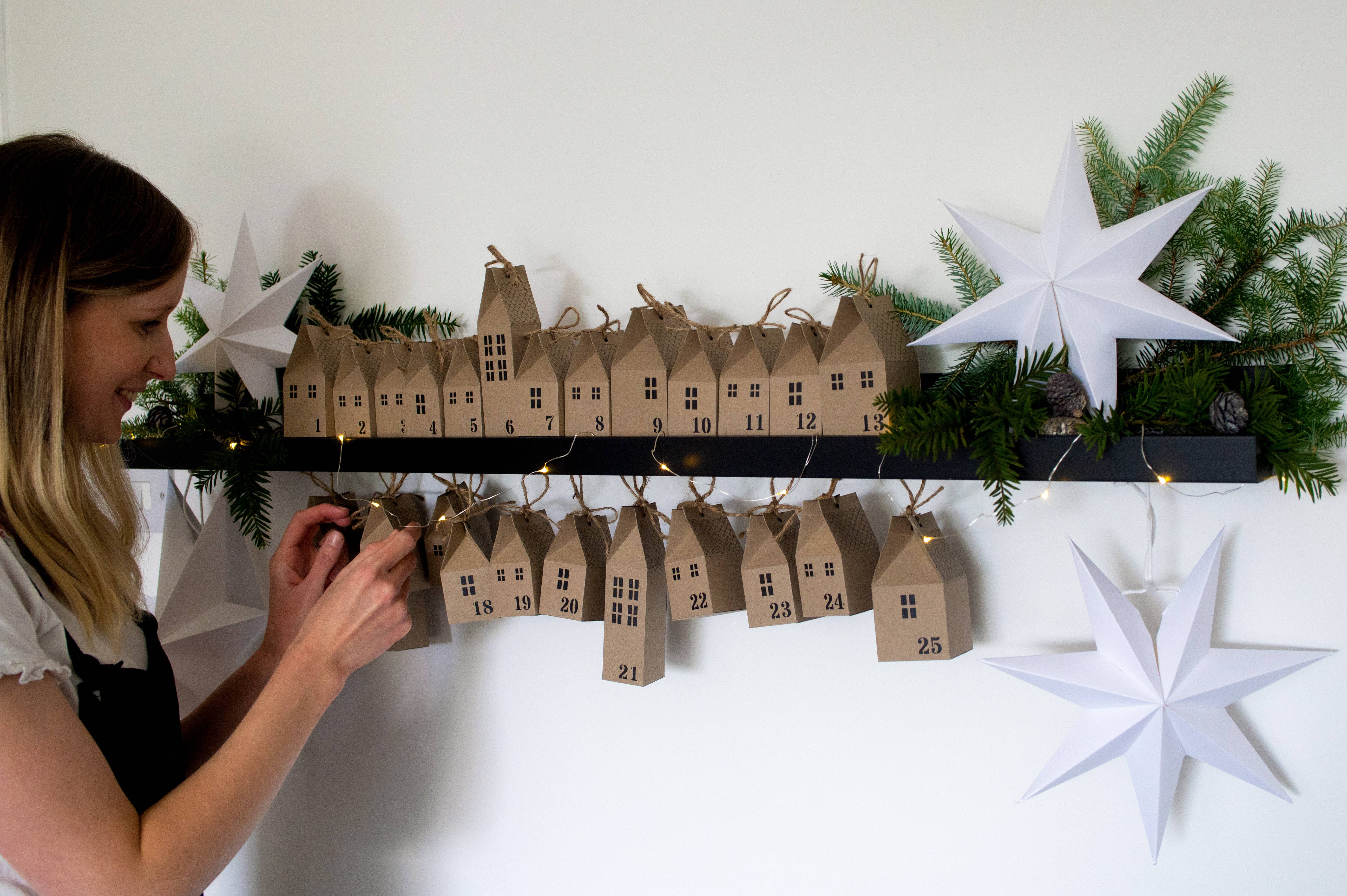 Head in t'Clouds - Wholesale DIY Craft Kit - DIY Advent Calendar Houses Kit9