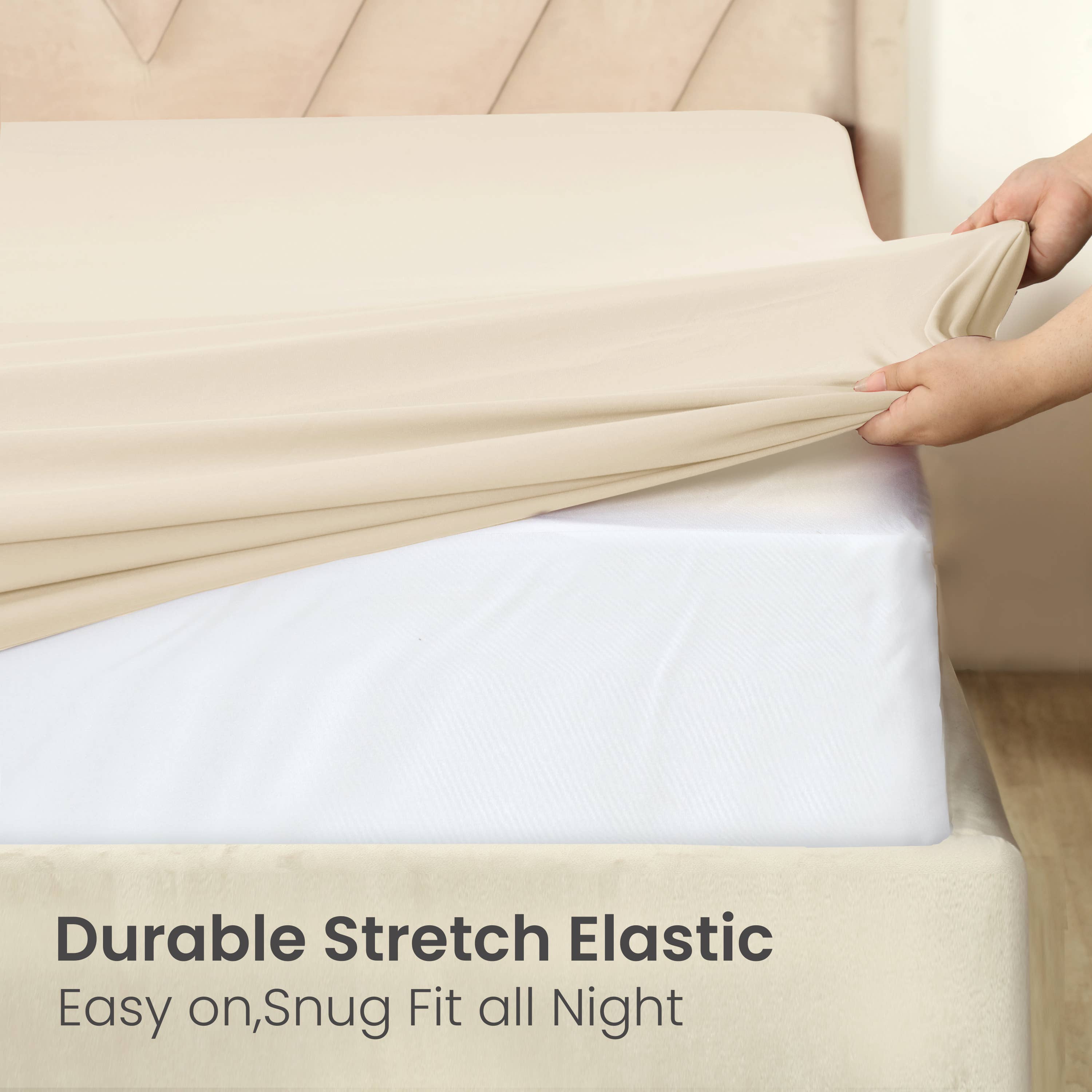 Cottonpassion_US - Vente Draps-housses - Draps-housses en microfibre douce avec bonnets extra profonds jusqu'à 40,6 cm93