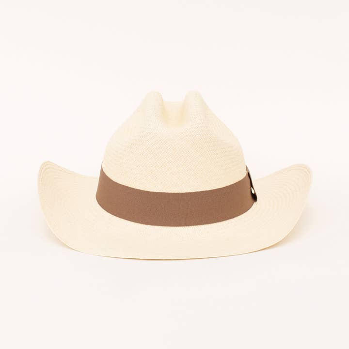 Elegancia Tropical Genuine Panama Hats - Wholesale Straw Hat - Women's - Cowboy Natural - Classic Handmade Straw Panama Hat