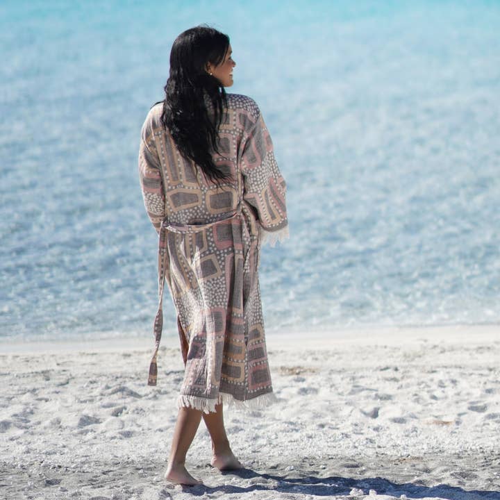 Bagno Milano - Vente Peignoir – femme - Collection de peignoirs et ponchos en peshtemal bio Bagno Milano47