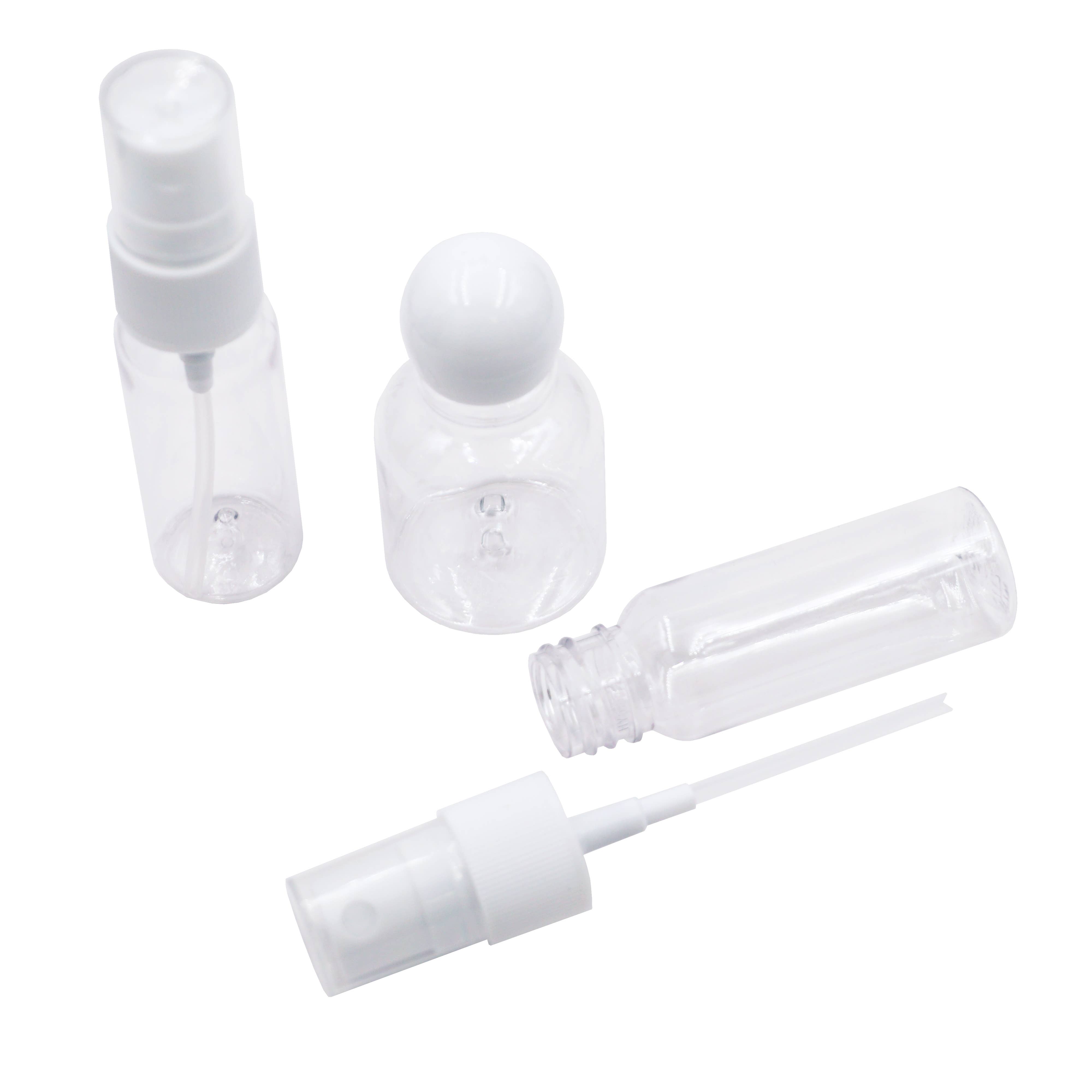 Angels Craft - Wholesale Travel Container - Mini Plastic Travel Bottle Kit, 3-ct2