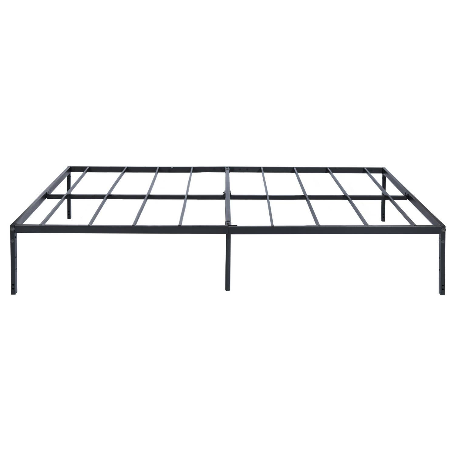 HOMYCASA DESIGN INC - Vente Meuble de chambre - Cadre de lit en métal jumeau/double, plateforme robuste avec rangement1