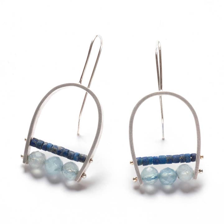 AR01LE Medium Arc Earrings for wholesale by ASHKA DYMEL Studio
