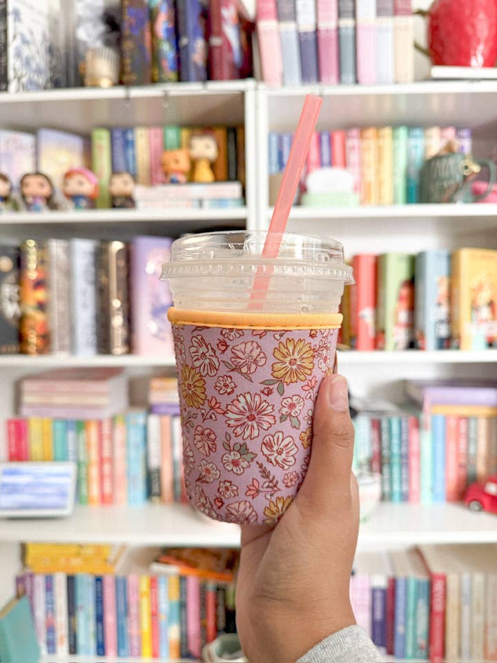 Autumn Mums Coffee Sleeve for wholesale by needlexstitchco