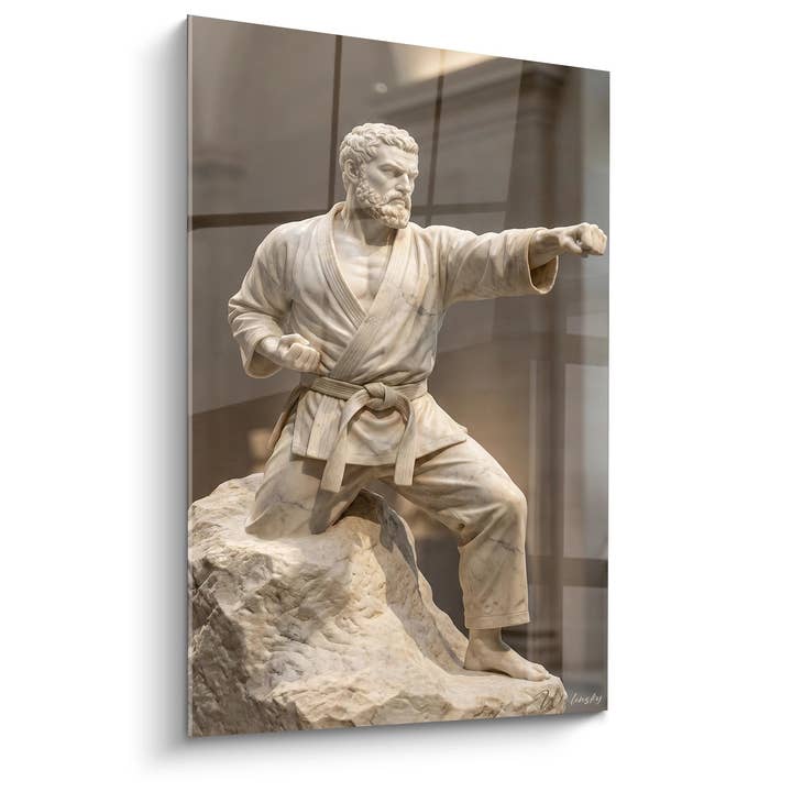 Table Statue Master Karate - The Art of Eternal Combat - Karate Edition for wholesale by Walensky