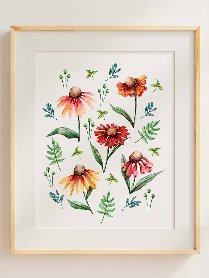 Fleurs d'été pour la vente par Sarah Choquette Scott Artiste