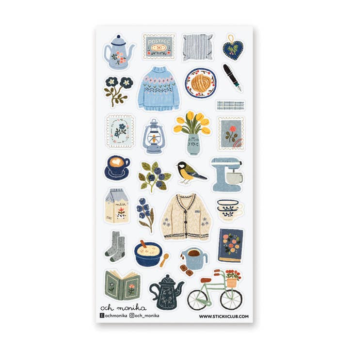 Sweater Weather Joy Sticker Sheet for wholesale by STICKII