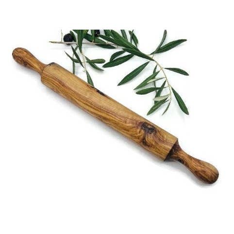 Olive Wood Rolling Pin, Dough & Pizza Roller, Gift Idea for wholesale by Bearthy