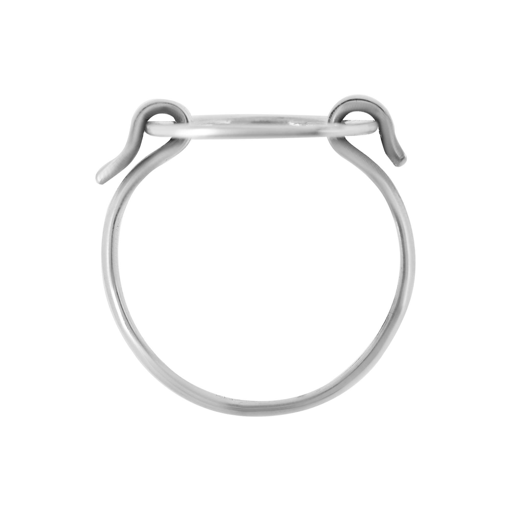 Gloria Mago - Wholesale Band/Stacked Ring - Silver ring “Plata Unica” “Hole” in 925 sterling silver1