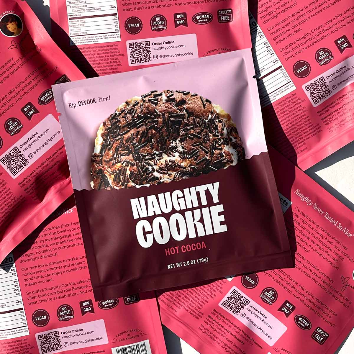 Naughty Cookie - Wholesale Cookie - Hot Cocoa Vegan Cookies3