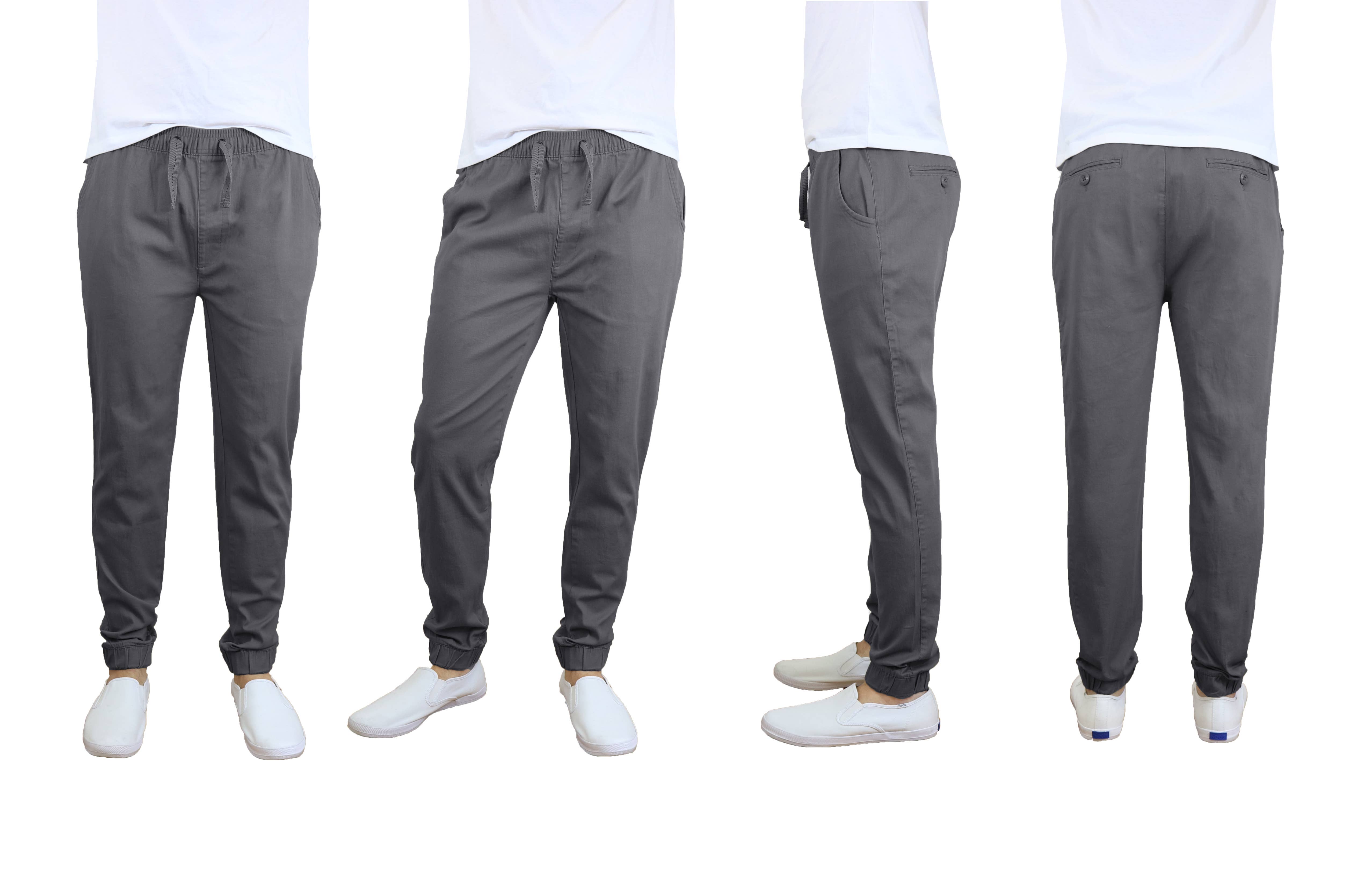 Galaxy By Harvic - Wholesale Athletic Sweatpants/Joggers - Men's - Men's Slim-Fit Cotton Twill Jogger Pants1