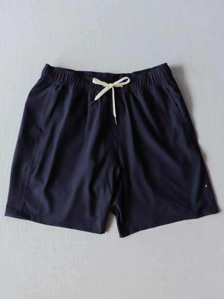 Calções Forradas para Homem no Dia a Dia - Azul Meia-Noite por atacado de Sweethoney Clothing