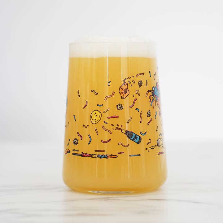 The Craft Diaries - Wholesale Beer Glass/Mug - PIÑATA glass - 430ml Oslo Craft Beer Glass