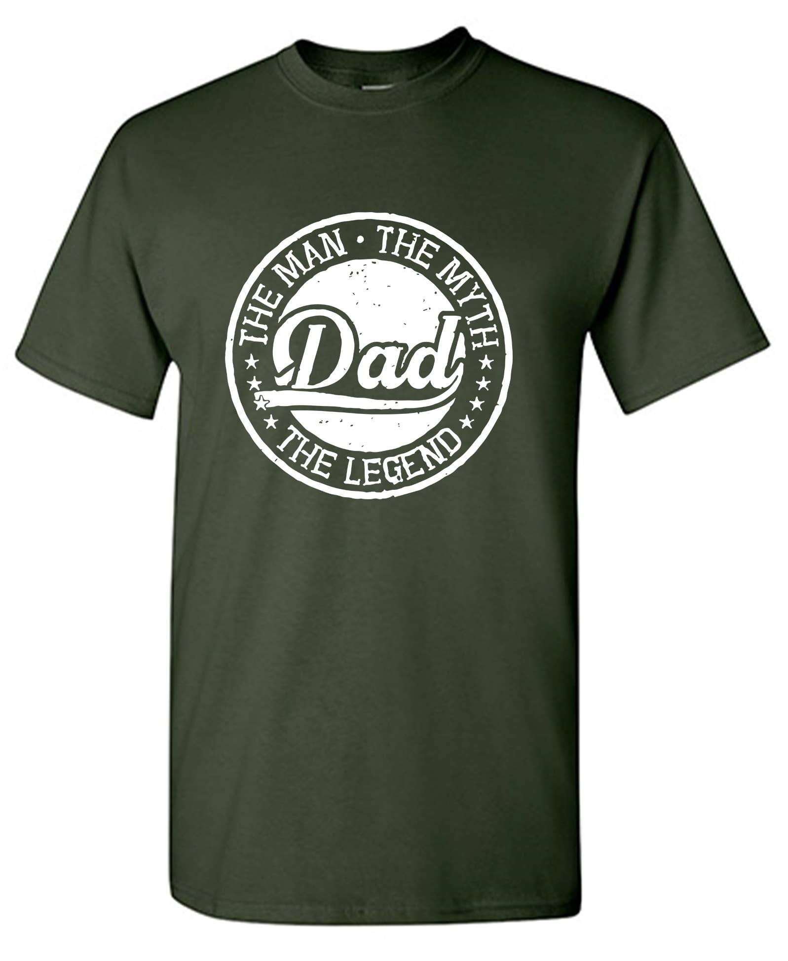 Feelin Good Tees - Wholesale Screen Printed T-Shirt - Men's - The Man The Myth Dad The Legend1