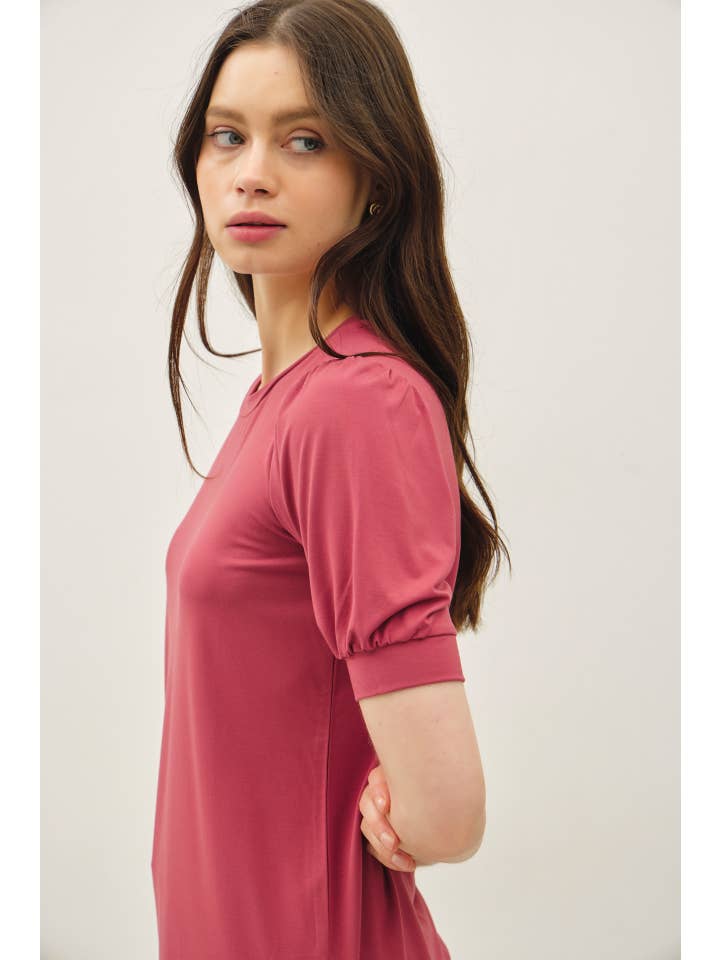 Be Cool - Wholesale Knit Top - Women's - BAMBOO/MODAL ULTRA SOFT VOLUME SLEEVE BASIC TOP 14