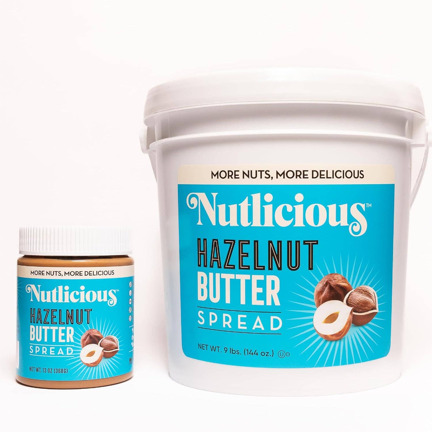 Wholesale Italian Food - Wholesale Nut Butter - Nutlicious, Hazelnut Butter Spread for Food Service (9 lb)1
