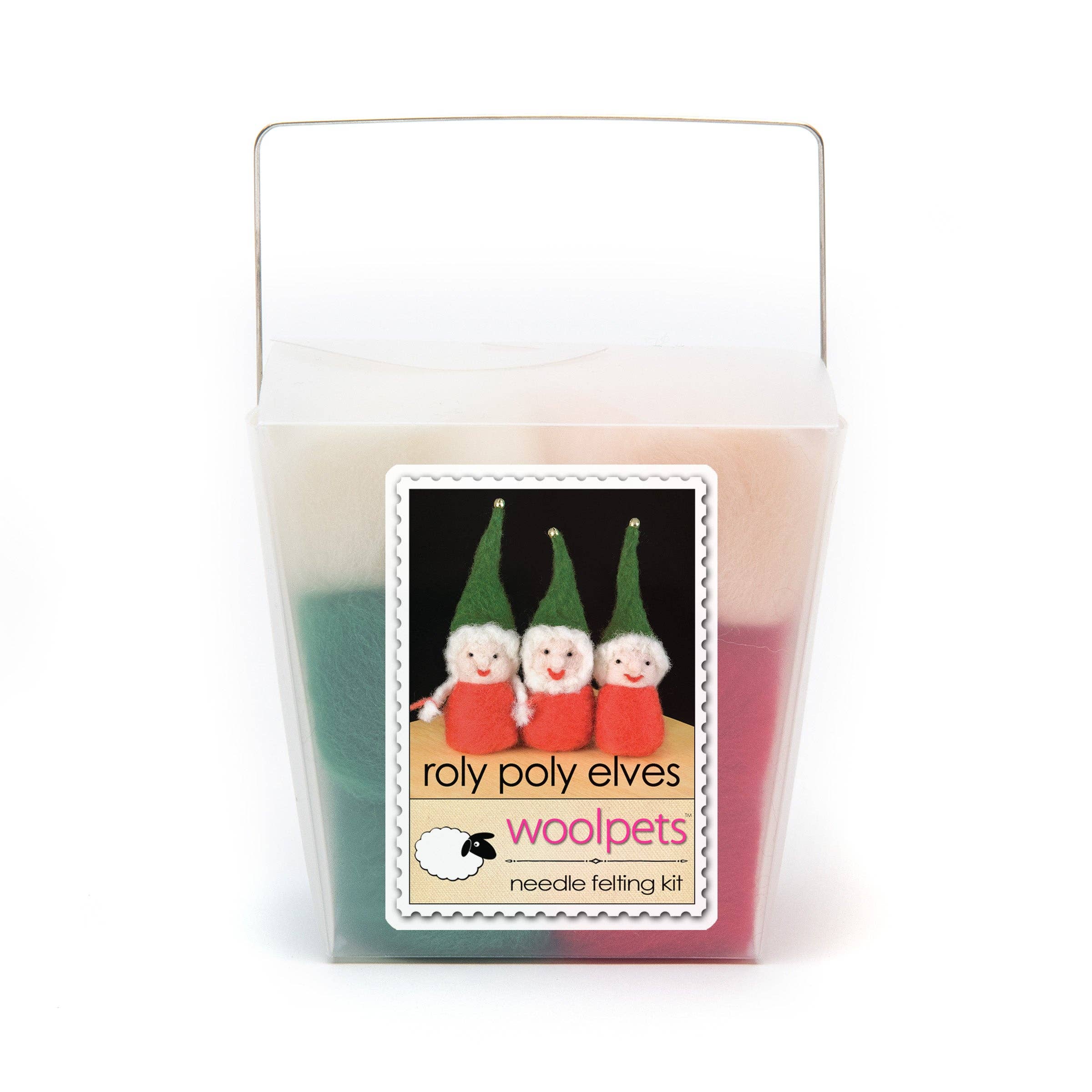 Woolpets - Wholesale DIY Craft Kit - Roly Poly Elves Felting Kit