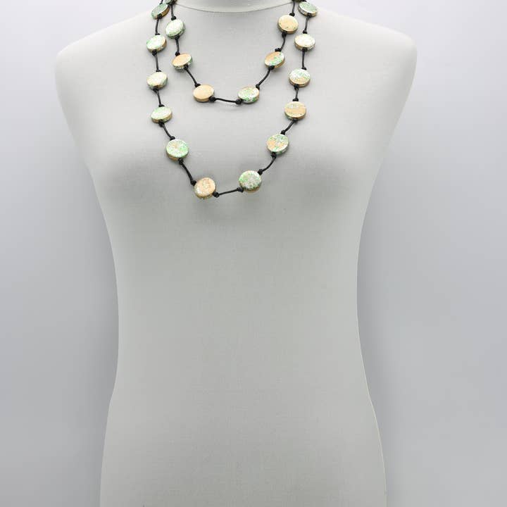 Jianhui London - Vendita all'ingrosso Collane a bavaglio - Collana con moneta - Dorata a mano - Piccola4