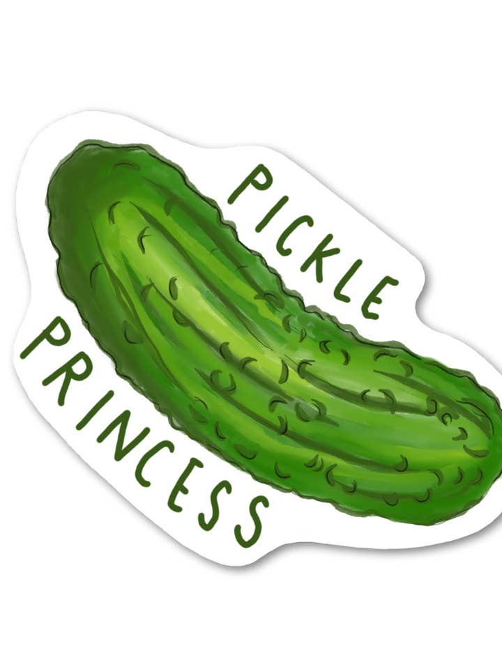 Pickle Princess klistermærke for engroshandel hos Hey Maker
