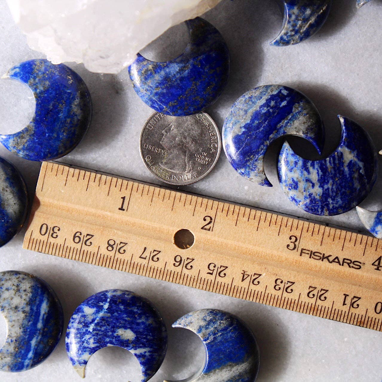 Pebble House - Wholesale Spiritual Stone/Crystal - Lapis Lazuli Moon (Crystals & Stones)3