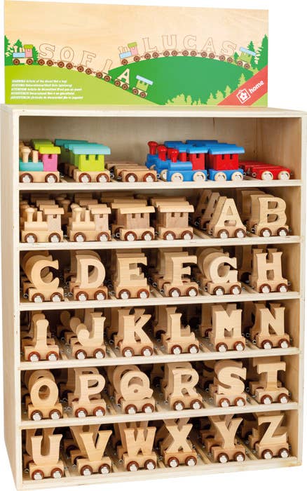 small foot - Wholesale Wood Toy - Kids - Letter Train Display0