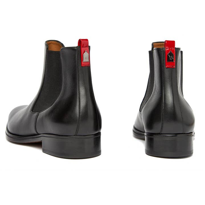 Hand Painted Black Chelsea Boots: Mr Donald for wholesale on Faire2