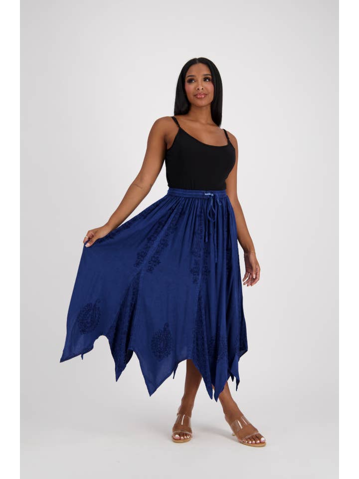 Advance Apparels - Wholesale Skirt - Women's - Acid Wash Skirt One Size 6 Colors 13230