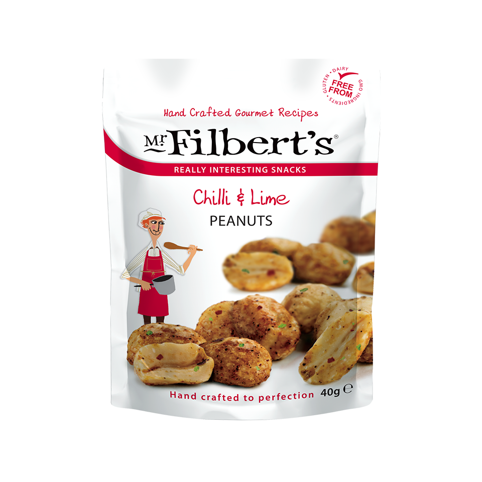 Mr Filbert's – wholesale Nuts – Chilli & Lime Peanuts 20 x 40g1