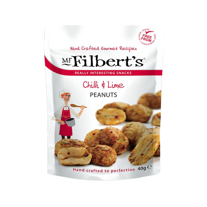 Mr Filbert's – wholesale Nuts – Chilli & Lime Peanuts 20 x 40g1