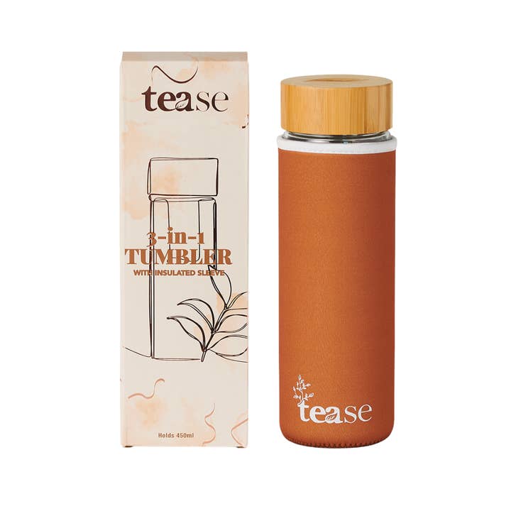 Tease | Wellness Tea Blends + Accessories - Wholesale Geïsoleerd drinkgerei - 3-in-1 eco tumbler | Cadeau voor thee, koffie en fruitinfusies6