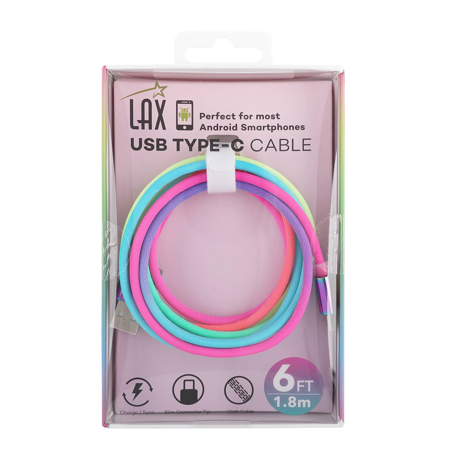 LAX Gadgets - Wholesale Charging Cable - Braided Rapid Charge Cables for Android Devices—Retail Pack11