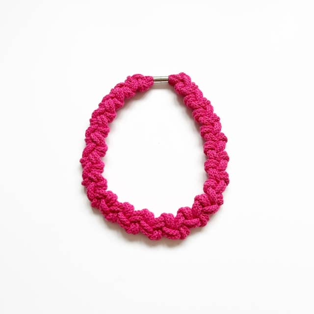 Handmade by Tinni - Wholesale Woven Necklace - The Lilly Necklace - Organic Cotton Rope Necklaces
