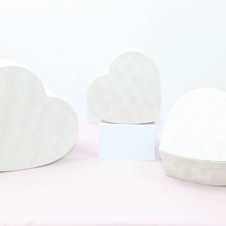 Elegant Design Supply - Wholesale Gift Box - Chic Velvet Heart Flower Box with Lid8