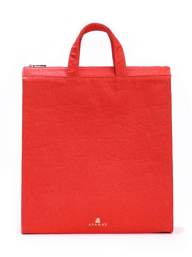 REN BACKPACK IN PIÑATEX® PAPRIKA for wholesale by Ayanas