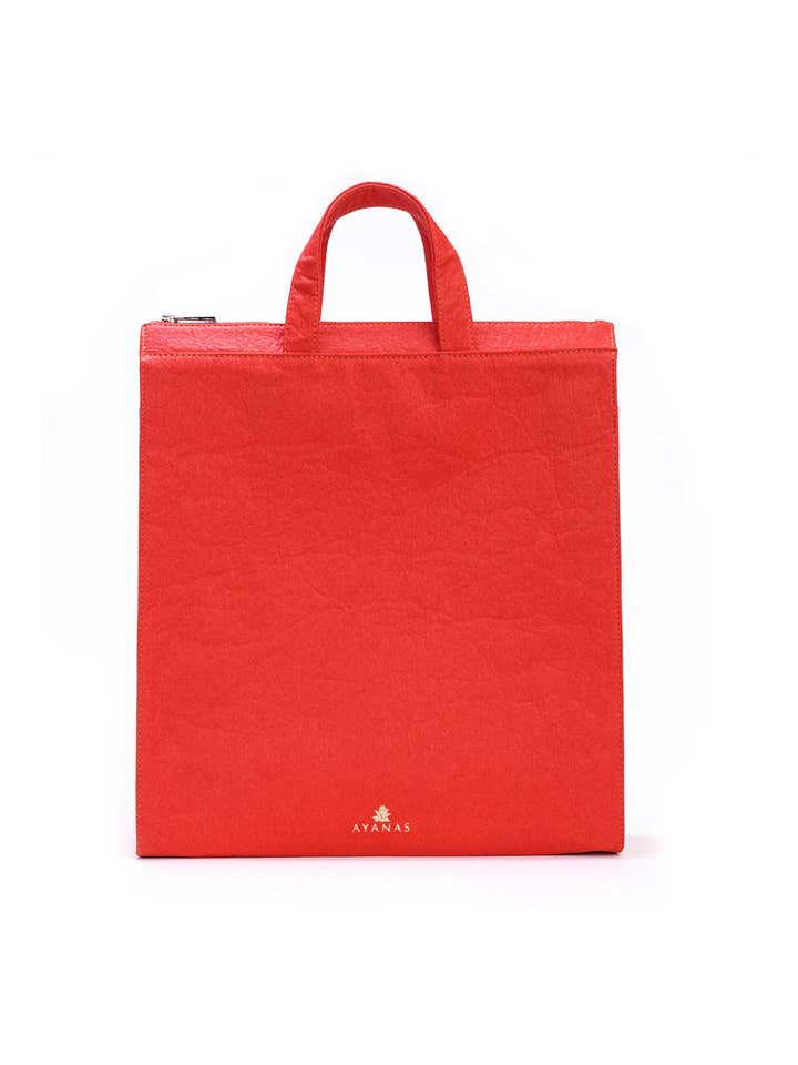 SAC À DOS REN EN PIÑATEX® PAPRIKA pour la vente par Ayanas