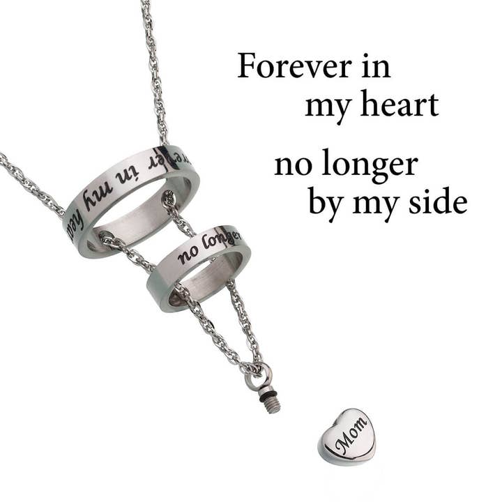 Lillian Rose – Großhandel Kette mit Anhänger/Charm – Memorial Schmuck Mom Forever in meinem Herzen Halskette1