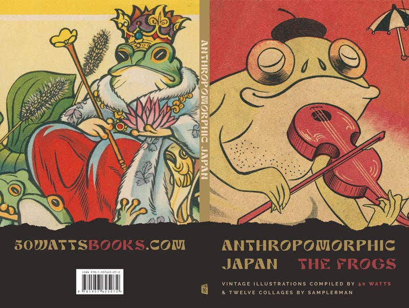 50 Watts – Großhandel Auslagebuch – Anthropomorphes Japan – Die Frösche – Taschenbuch10