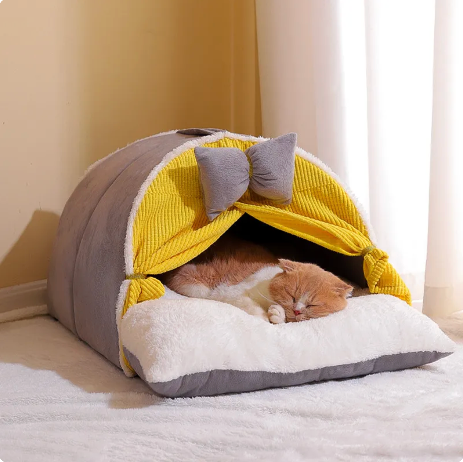 ToyalFriends - All Import Duties Covered! - Wholesale Pet Bed - Cat/Dog - Ribbon Cat Dog Pet Tent House0