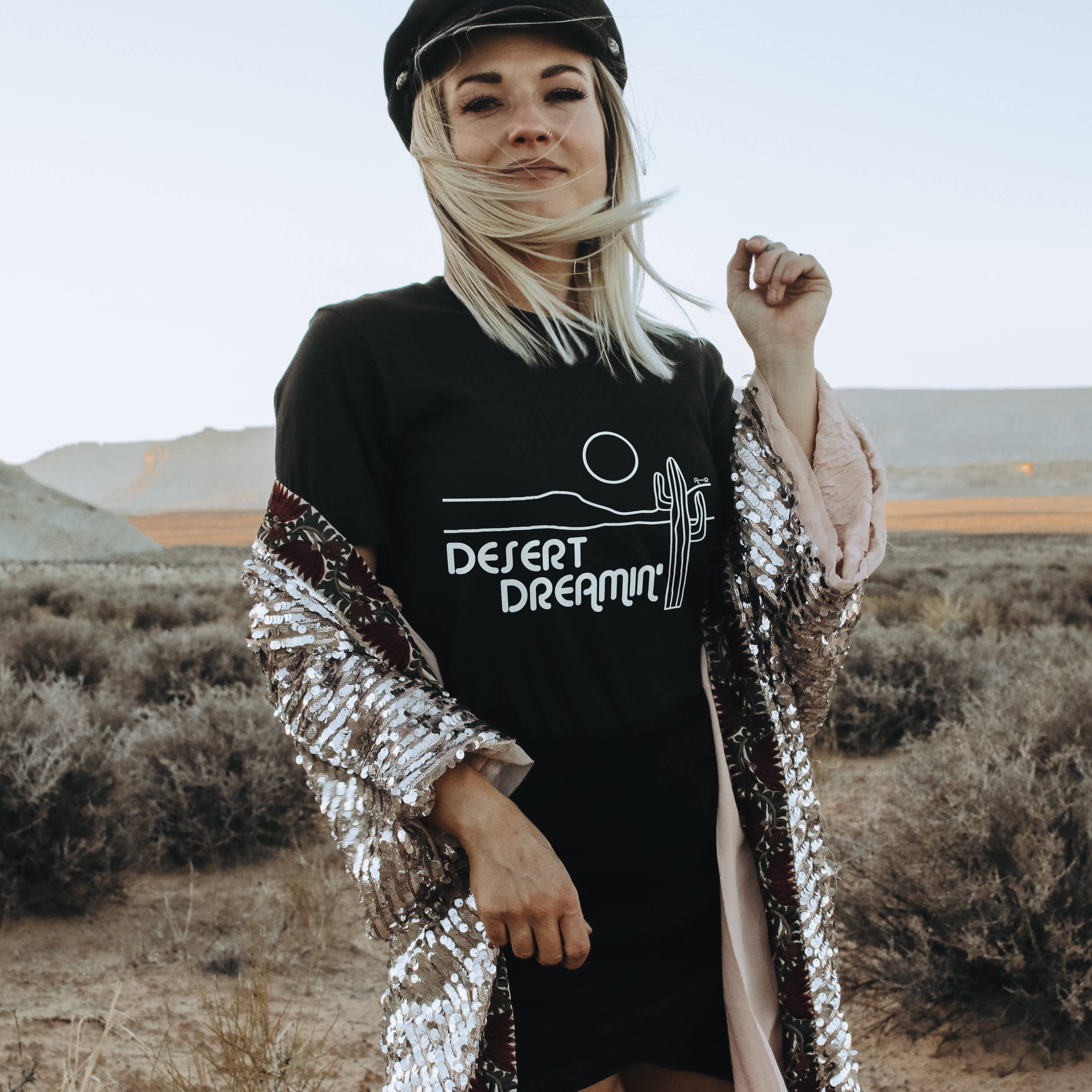 Alley & Rae - Wholesale T-Shirt (Graphic) - Women's - Desert Dreamin’ Western Graphic Tee – Boho Wanderlust Style6