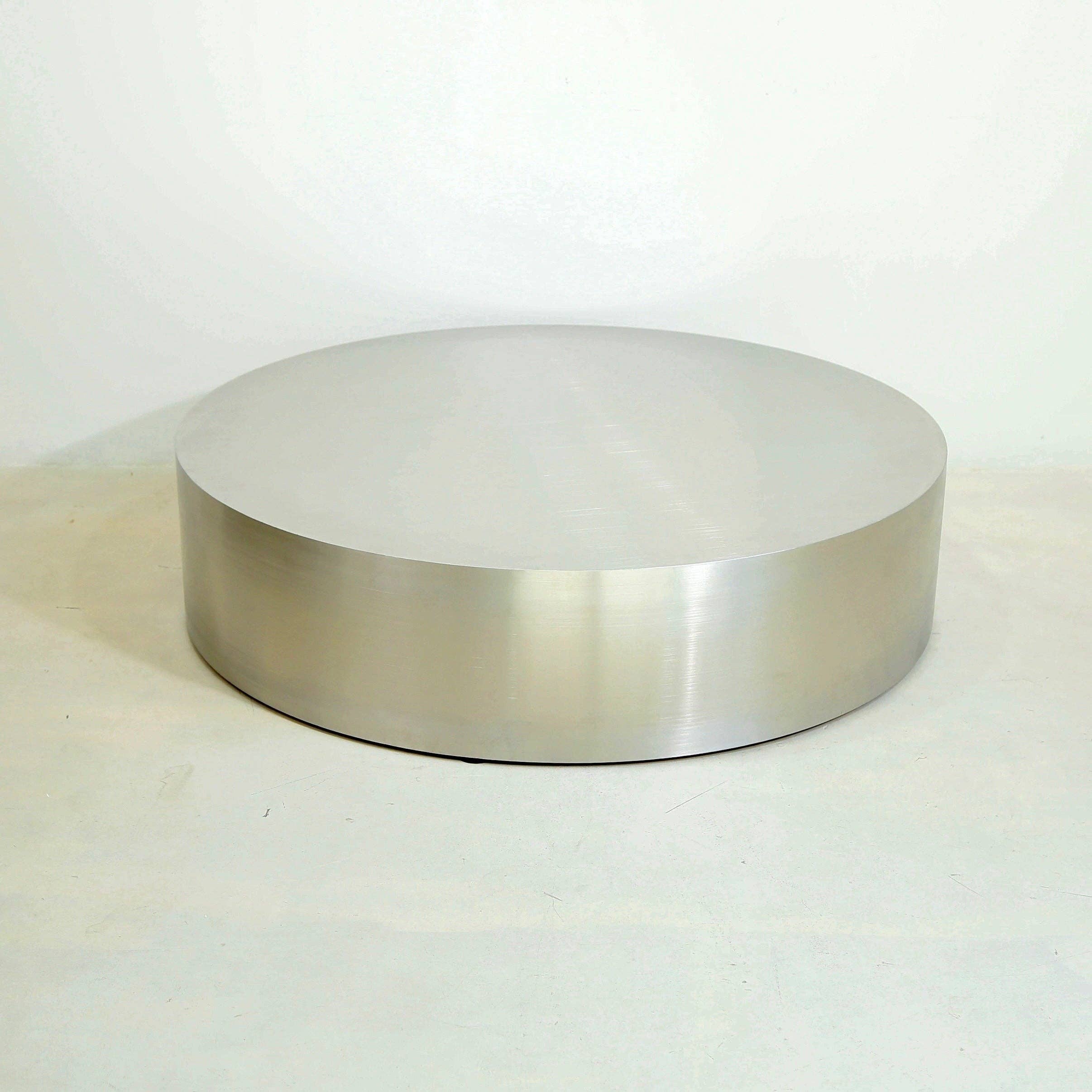 #023 - Stainless Steel Circular Platform Table for wholesale on Faire3