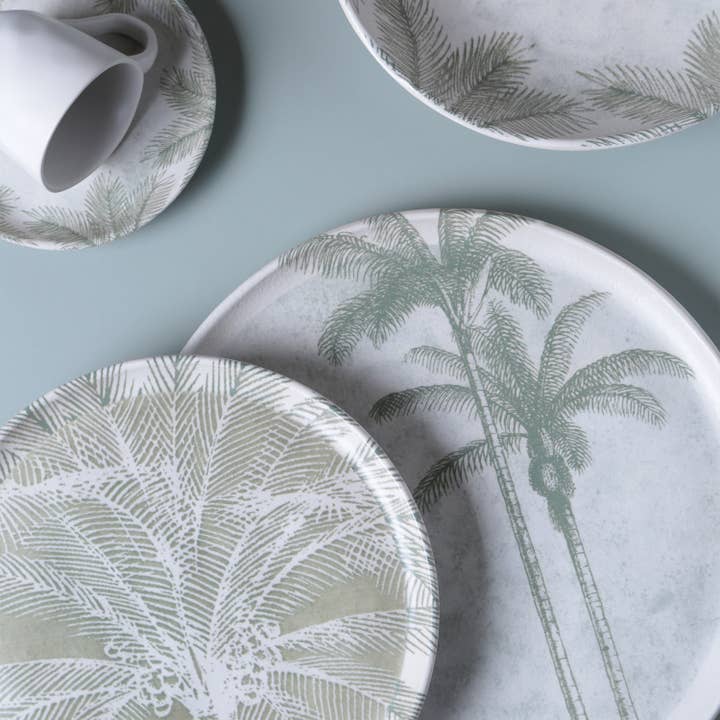 Porto Brasil - Wholesale Serving Plate - Bio Stoneware Tropicalia Dessert Plate, 8.46"2