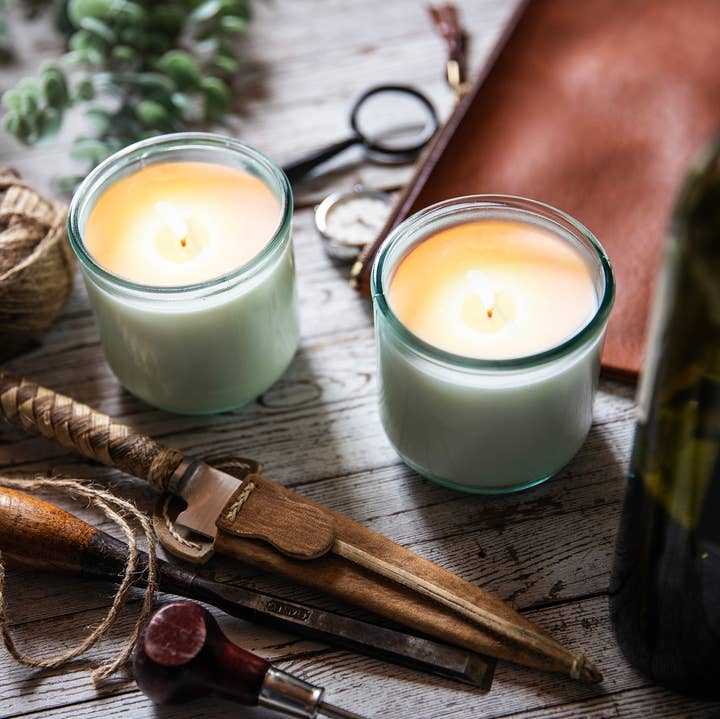 HACIENDAROMA - Wholesale Jar/Filled Candle - Sustainable Elegance: Premium Spanish Glass Jar Candle0