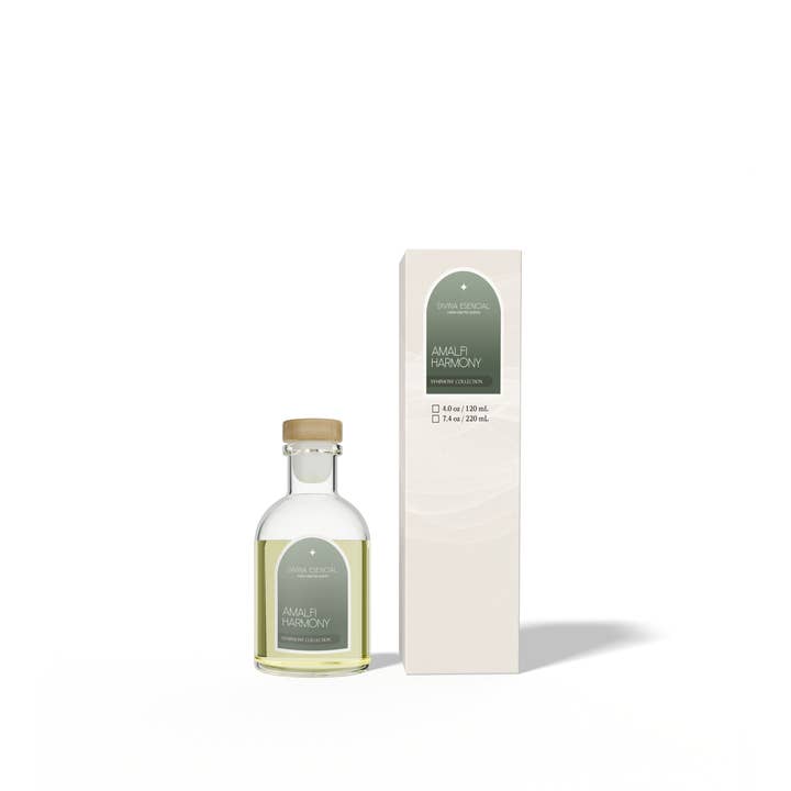 Clear Amalfi Harmony Reed Diffuser - Symphony Collection for wholesale on Faire