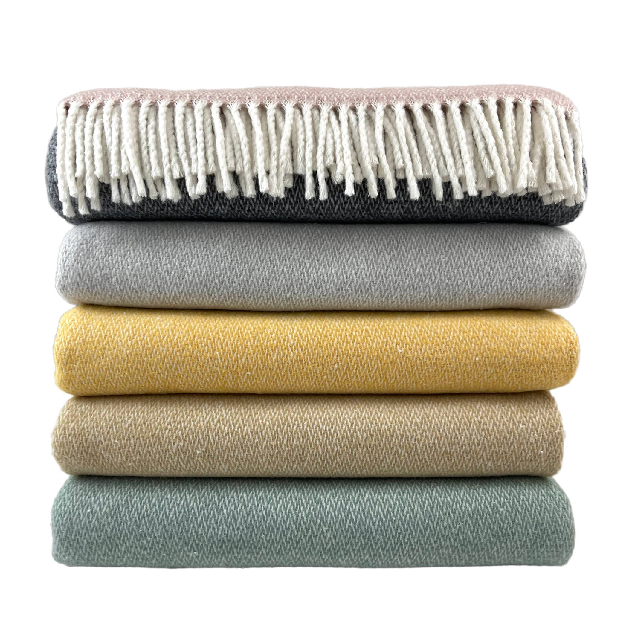 A Soft Idea - Vente Plaids - 320 - Mini couvre-lit à chevrons, 55 po x 70 po7