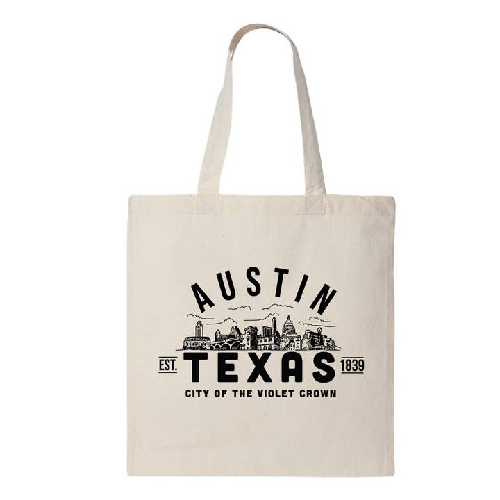 Made in Texas Co. - Wholesale Tote Bag - Unisex - Austin Texas Tote Bag