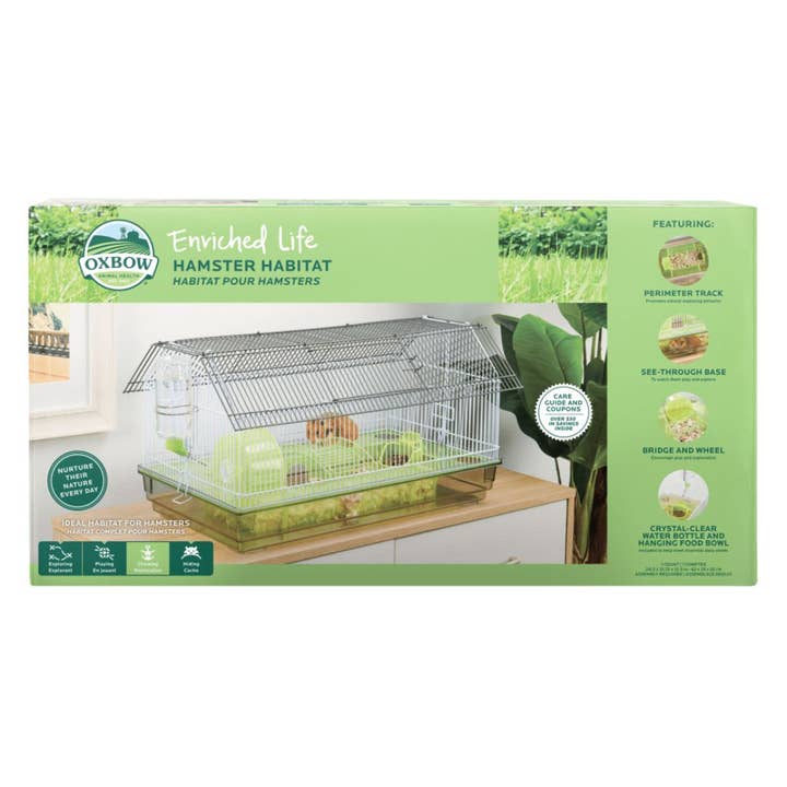 Petdropshipper - Wholesale Pet Crate Pad - Dog - Oxbow Animal Health Enriched Life Hamster Habitat 1ea/One Size