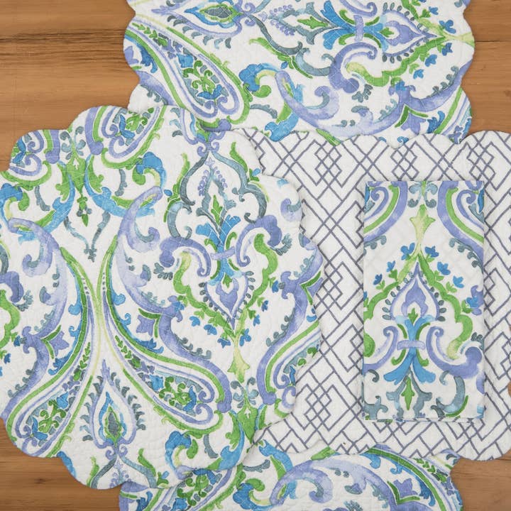 C&F Home - Wholesale Table Runner - Juliet Floral Damask Table Runner3